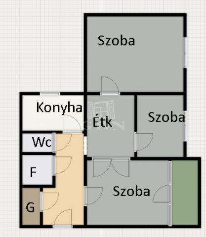 Eladó panellakás, Budapesten, X. kerületben 73 M Ft, 2+1 szobás