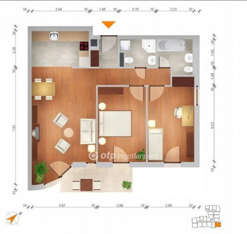 Eladó téglalakás, Budapesten, XX. kerületben 92.9 M Ft, 3 szobás