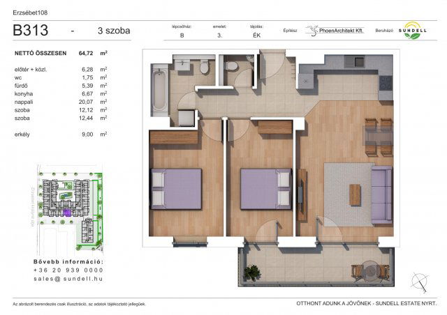 Eladó téglalakás, XIV. kerületben, Erzsébet királyné útján