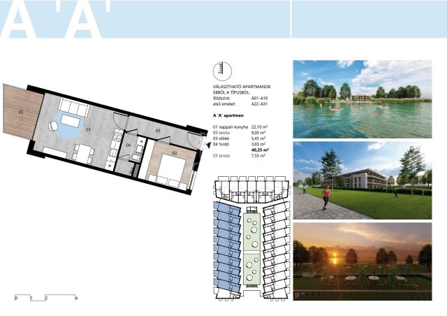 Eladó téglalakás, Balatonmáriafürdőn 54.9 M Ft, 1+1 szobás