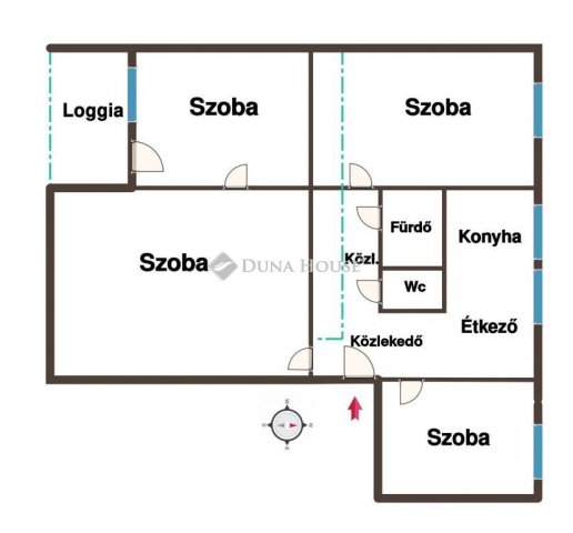 Eladó panellakás, Nyíregyházán, Eperjes utcában 53.75 M Ft