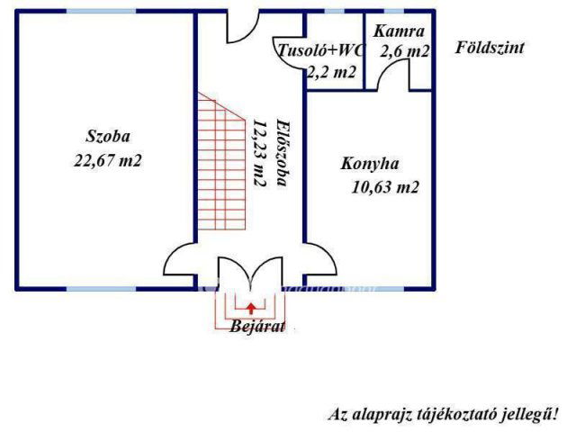 Eladó családi ház, Szarvason 55 M Ft, 2+2 szobás