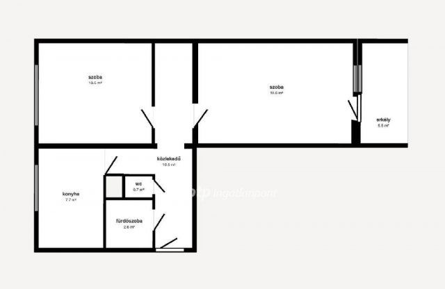 Eladó panellakás, Kisvárdán 35 M Ft, 2 szobás