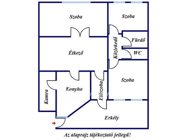 Eladó téglalakás, Szegeden 89.9 M Ft, 3 szobás