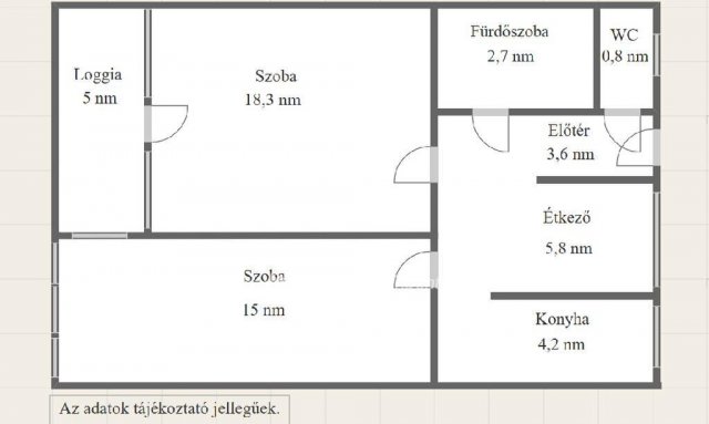 Eladó téglalakás, Dombóváron 25.8 M Ft, 2 szobás