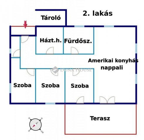 Eladó ikerház, Dabason 89.9 M Ft, 4 szobás / költözzbe.hu