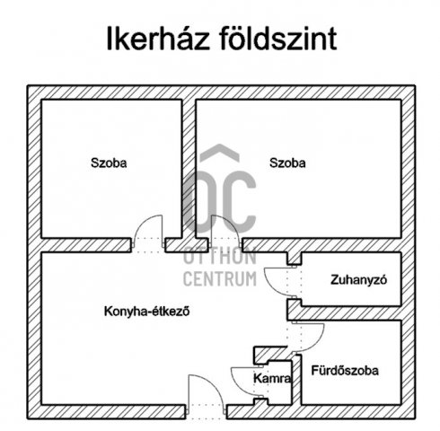 Eladó ikerház, Debrecenben 89 M Ft, 6 szobás