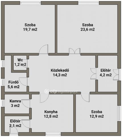 Eladó családi ház, Tiszacsermelyen 9.5 M Ft, 3 szobás