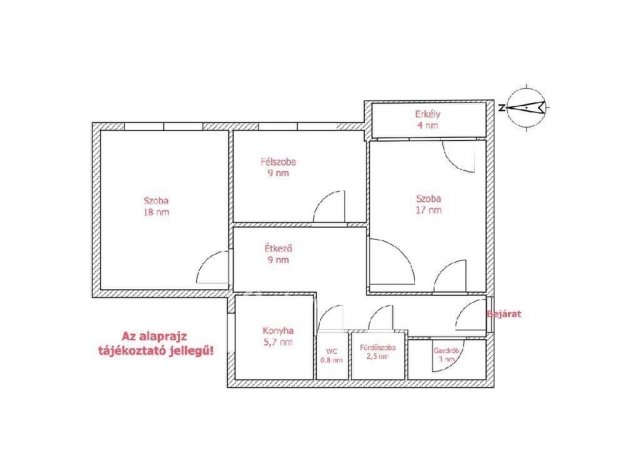 Eladó panellakás, Budapesten, X. kerületben 69.9 M Ft, 3 szobás