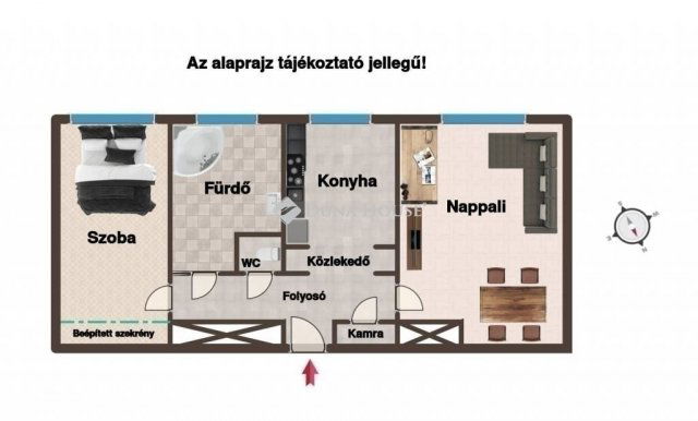Eladó téglalakás, Budapesten, XVIII. kerületben 64.99 M Ft