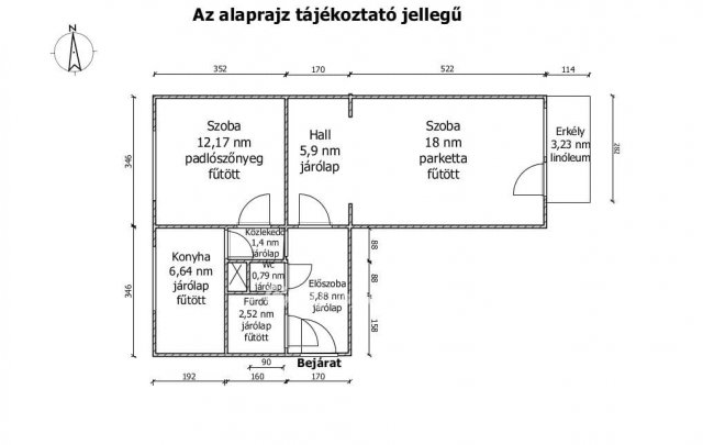 Eladó panellakás, Mosonmagyaróváron 46 M Ft, 2 szobás