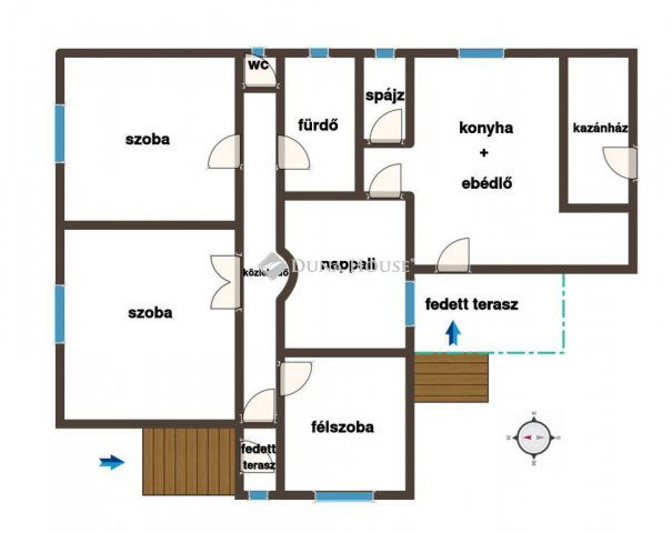 Eladó családi ház, Nagyhalászban 44.9 M Ft, 3+1 szobás