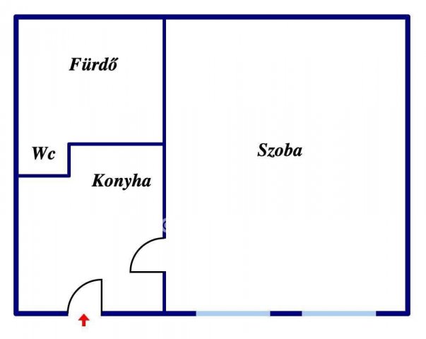 Eladó téglalakás, Budapesten, VII. kerületben 39.9 M Ft