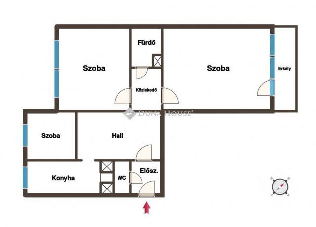 Eladó panellakás, Budapesten, X. kerületben 71.9 M Ft, 3 szobás