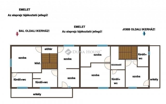 Eladó ikerház, Budapesten, XVIII. kerületben 139.5 M Ft, 6 szobás