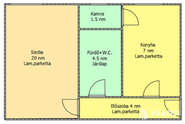 Eladó téglalakás, Salgótarjánban 13.2 M Ft, 1 szobás