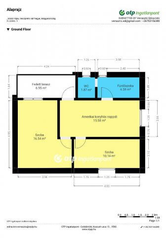 Eladó családi ház, Pápán 17.5 M Ft, 2+1 szobás