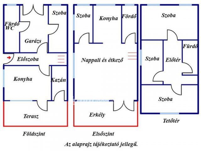 Eladó családi ház, Tatán 118 M Ft, 6 szobás