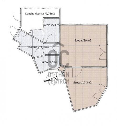 Eladó téglalakás, Budapesten, IX. kerületben 95 M Ft, 2 szobás
