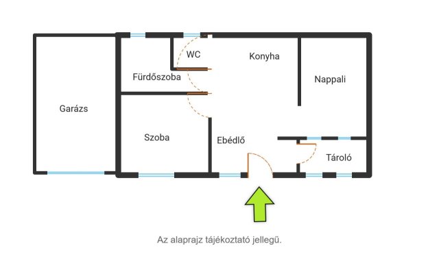 Eladó családi ház, Baján 39 M Ft, 1 szobás