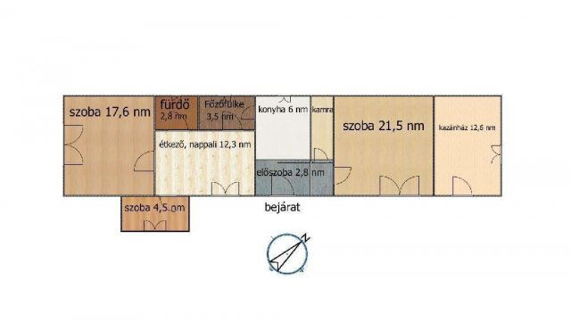 Eladó családi ház, Alsónémediben 59 M Ft, 2+1 szobás