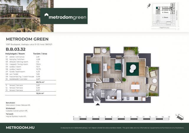 Eladó téglalakás, Budapesten, IX. kerületben, Vaskapu utcában