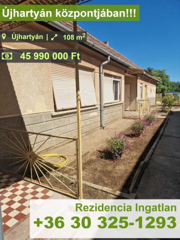 Eladó családi ház, Újhartyánon 45.99 M Ft, 4 szobás