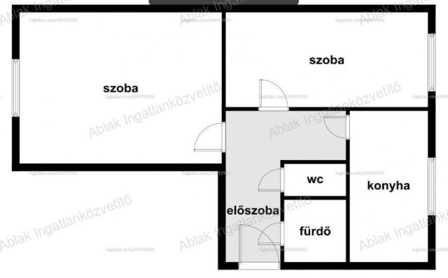 Kiadó panellakás, albérlet, Kecskeméten 170 E Ft / hó, 2 szobás
