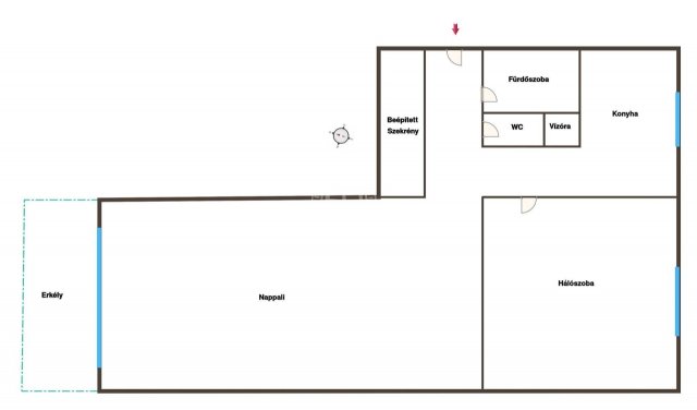 Eladó panellakás, Százhalombattán 59.9 M Ft, 2 szobás