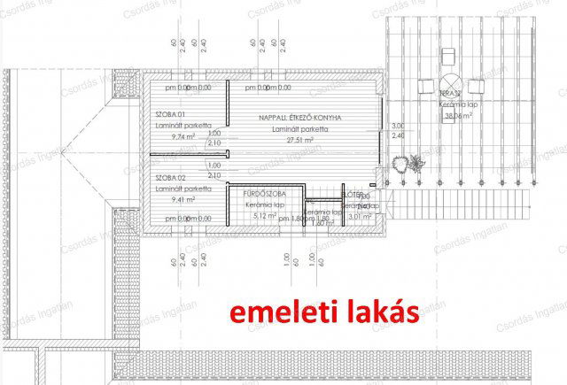 Eladó téglalakás, Győrött 88.47 M Ft, 3 szobás