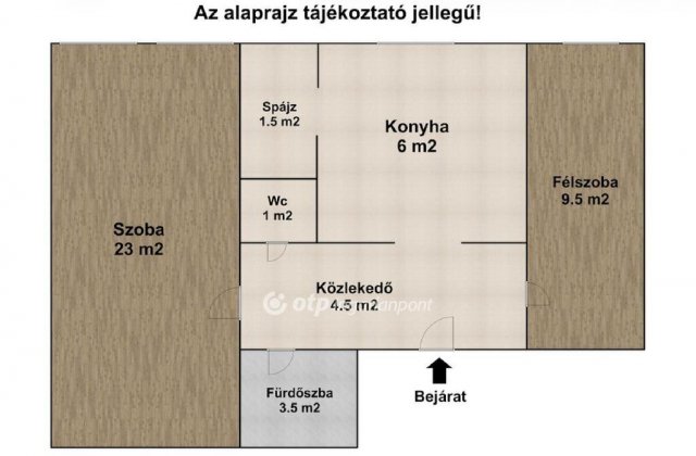 Eladó téglalakás, Győrött 39.9 M Ft, 1+1 szobás