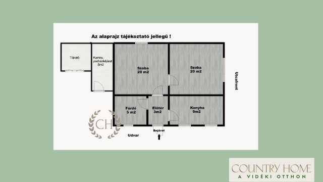 Eladó családi ház, Sándorfalván 19.9 M Ft, 2 szobás