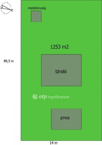 Eladó telek, Kulcson 18 M Ft / költözzbe.hu