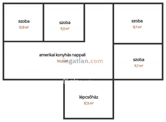 Eladó családi ház, Nagyréven 68.8 M Ft, 5 szobás