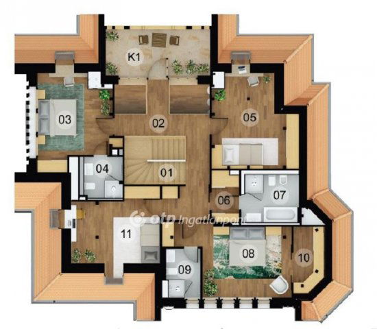 Eladó téglalakás, Budapesten, XII. kerületben 1199.137 M Ft