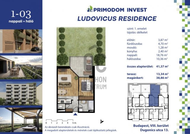 Eladó téglalakás, Budapesten, VIII. kerületben 96 M Ft, 2 szobás