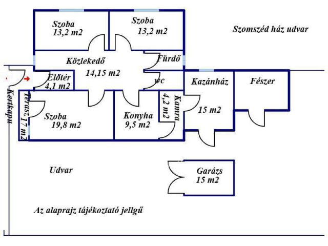 Eladó családi ház, Békésen 28.5 M Ft, 3 szobás