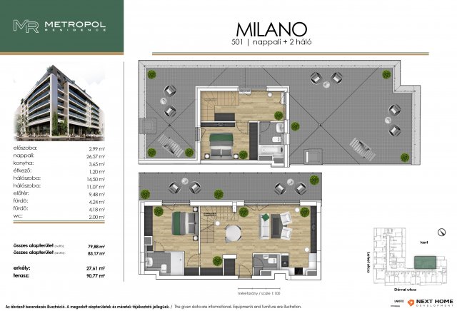 Eladó téglalakás, Budapesten, XIII. kerületben, Dévai utcában