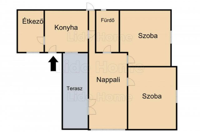 Eladó családi ház, Balatonfőkajáron 36 M Ft, 2 szobás