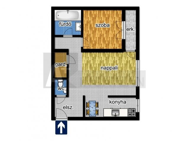 Kiadó téglalakás, albérlet, Szegeden 150 E Ft / hó, 2 szobás
