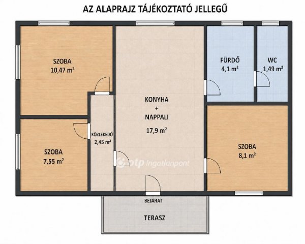 Eladó családi ház, Kapuváron 46.5 M Ft / költözzbe.hu