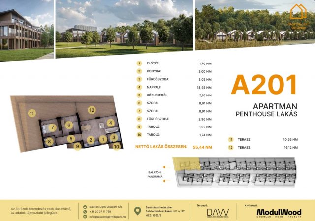 Eladó téglalakás, Balatonföldváron, Rákóczi Ferenc utcában