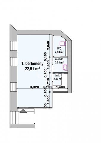 Kiadó üzlethelyiség, Budapesten, IX. kerületben 140 E Ft / hó