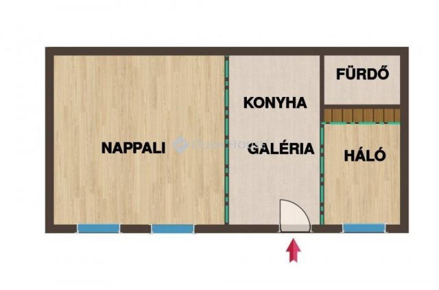 Eladó téglalakás, Budapesten, VI. kerületben 55 M Ft, 2 szobás