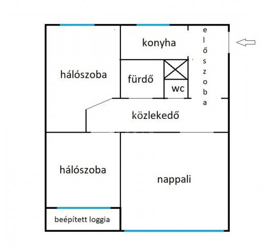 Eladó panellakás, Budapesten, X. kerületben 82.9 M Ft, 3 szobás