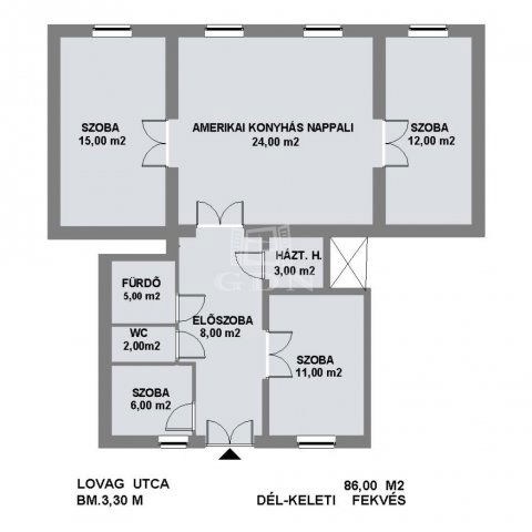 Eladó téglalakás, Budapesten, VI. kerületben 189 M Ft