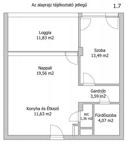 Eladó téglalakás, Keszthelyen 80 M Ft, 2 szobás