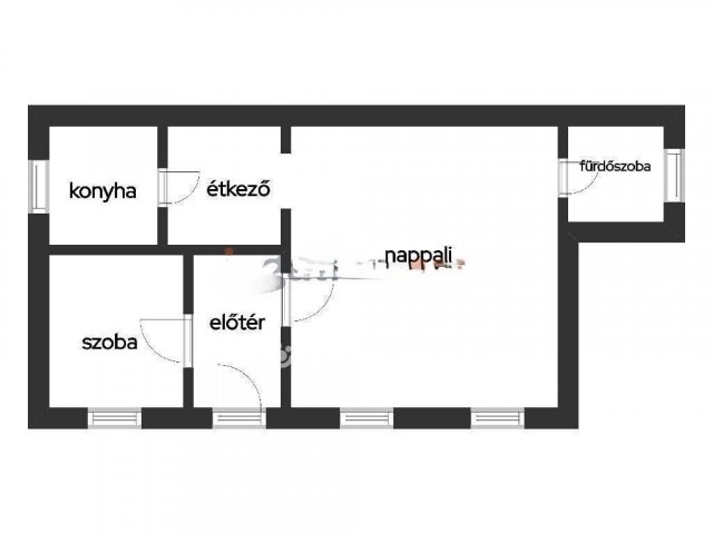 Eladó téglalakás, Budapesten, V. kerületben 83.9 M Ft, 2 szobás