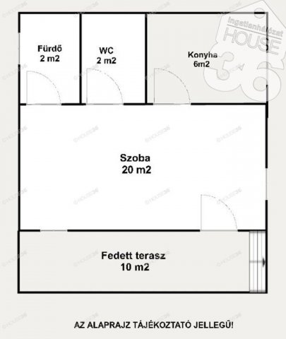 Eladó családi ház, Kecskeméten 31 M Ft, 1 szobás