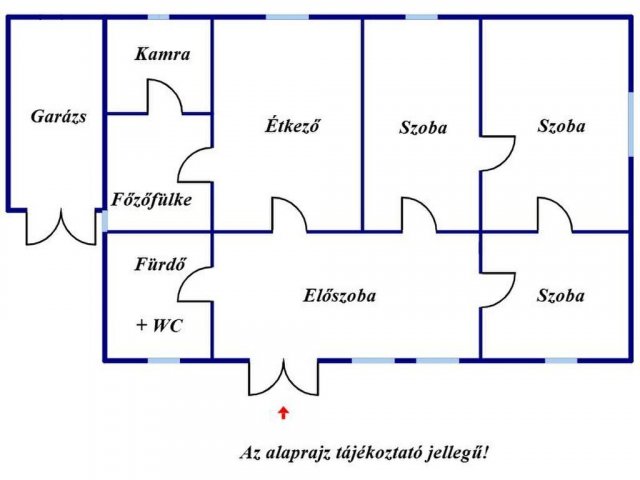 Eladó családi ház, Kunszentmártonban 7.6 M Ft, 2+1 szobás